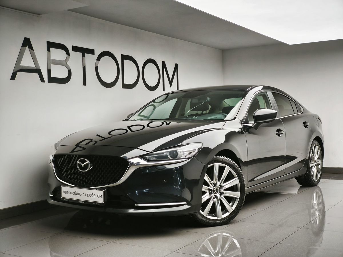 Автомобиль Mazda 6 III (GJ) [2-й рестайлинг] 2.5 AT (194 л.с.) Supreme Plus Чёрный 2021 с пробегом 102 420 км
