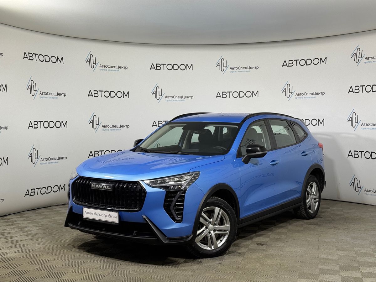 Автомобиль Haval Jolion I [рестайлинг] 1.5 AMT 4WD (150 л.с.) Elite Синий 2024 с пробегом 38 694 км