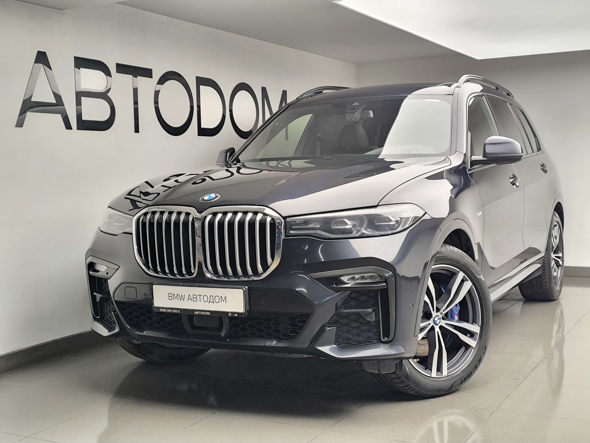 BMW X7 I поколение (G07) 3.0 AT 4WD (340 л.с.) Base Чёрный 2020 с пробегом 96 345 км