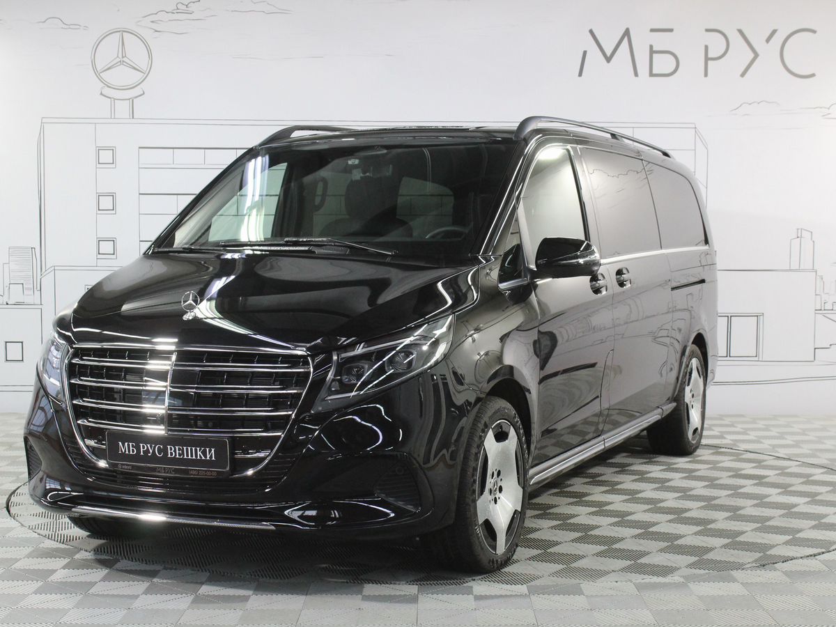Автомобиль Mercedes-Benz V-Класс II (W447) [2-й рестайлинг] 2.0d AT 4Matic (237 л.с.) Exclusive Чёрный 2025 с пробегом 460 км