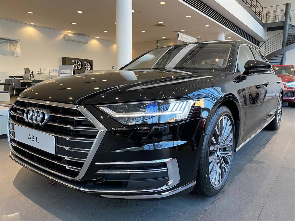 Автомобиль Audi A8 IV поколение (D5) 3.0 AT 4WD (340 л.с.) Base Черный 2022 новый