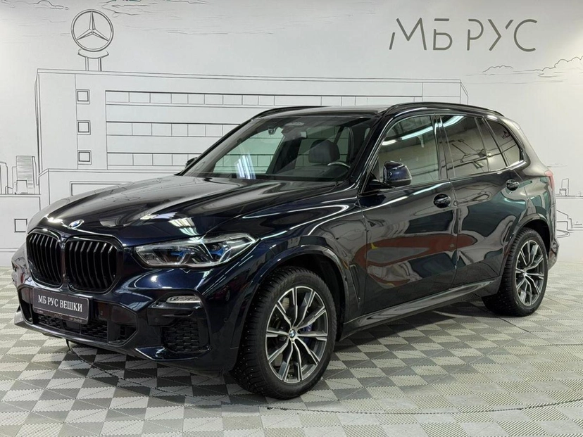 Автомобиль BMW X5 IV поколение (G05) M50 3.0d AT 4WD (400 л.с.) M Special Чёрный 2020 с пробегом 100 785 км