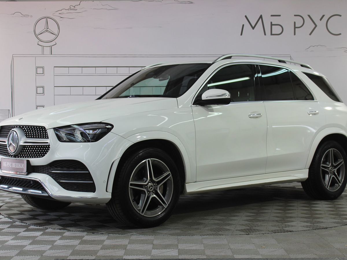 Mercedes-Benz GLE II поколение (V167) 300 2.0d AT 4Matic (245 л.с.) Sport Белый 2020 с пробегом 136 000 км