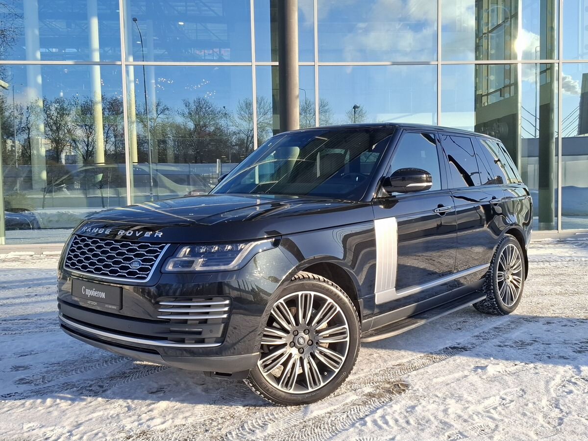 Автомобиль Land Rover Range Rover IV [рестайлинг] 3.0d AT 4WD (249 л.с.) Vogue Чёрный 2020 с пробегом 121 958 км