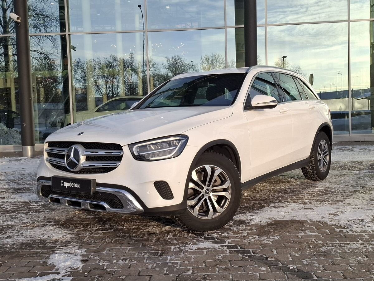 Автомобиль Mercedes-Benz GLC I (X253) [рестайлинг] 220 2.0d AT 4Matic (194 л.с.) Premium Белый 2021 с пробегом 92 272 км
