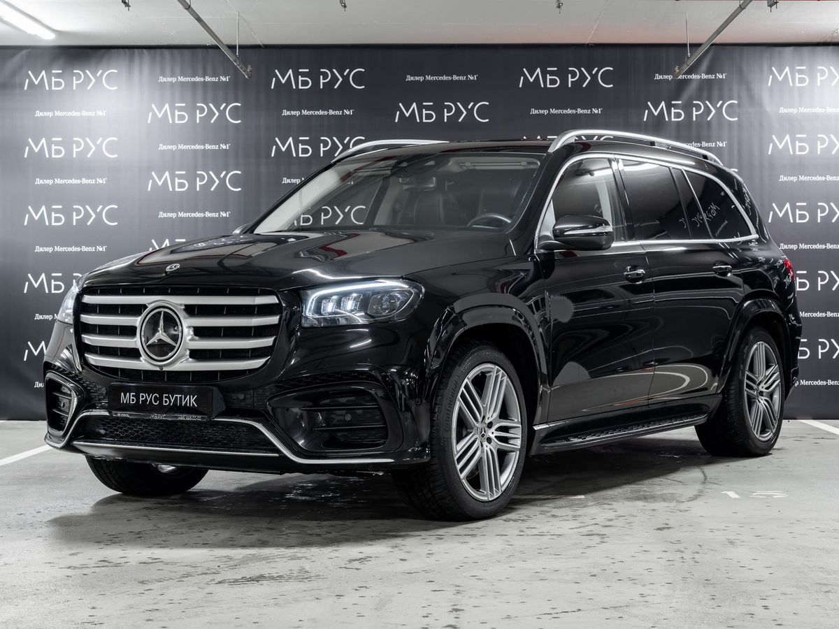 Автомобиль Mercedes-Benz GLS II (X167) [рестайлинг] 450 3.0d AT 4Matic (367 л.с.) Base Чёрный 2023 с пробегом 50 454 км