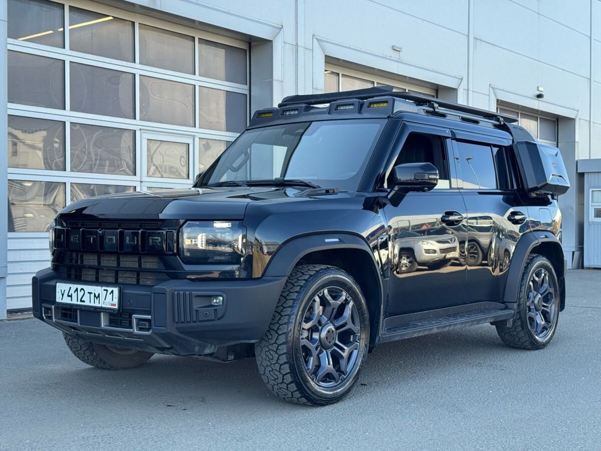 Автомобиль Jetour T2 I поколение 2.0 AMT 4WD (245 л.с.) Expedition Чёрный 2024 с пробегом 82 341 км