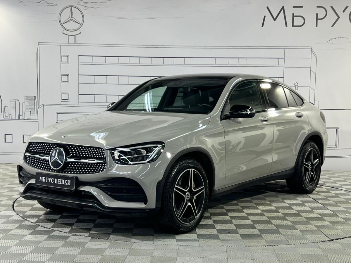 Автомобиль Mercedes-Benz GLC coupe I (C253) [рестайлинг] 300 2.0d AT 4Matic (245 л.с.) Sport Белый 2019 с пробегом 83 227 км