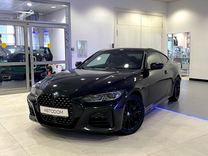 Автомобиль BMW 4 серии II поколение (G22/G23/G26) M440 3.0 AT 4WD (387 л.с.) Base Чёрный 2021 с пробегом 66 472 км