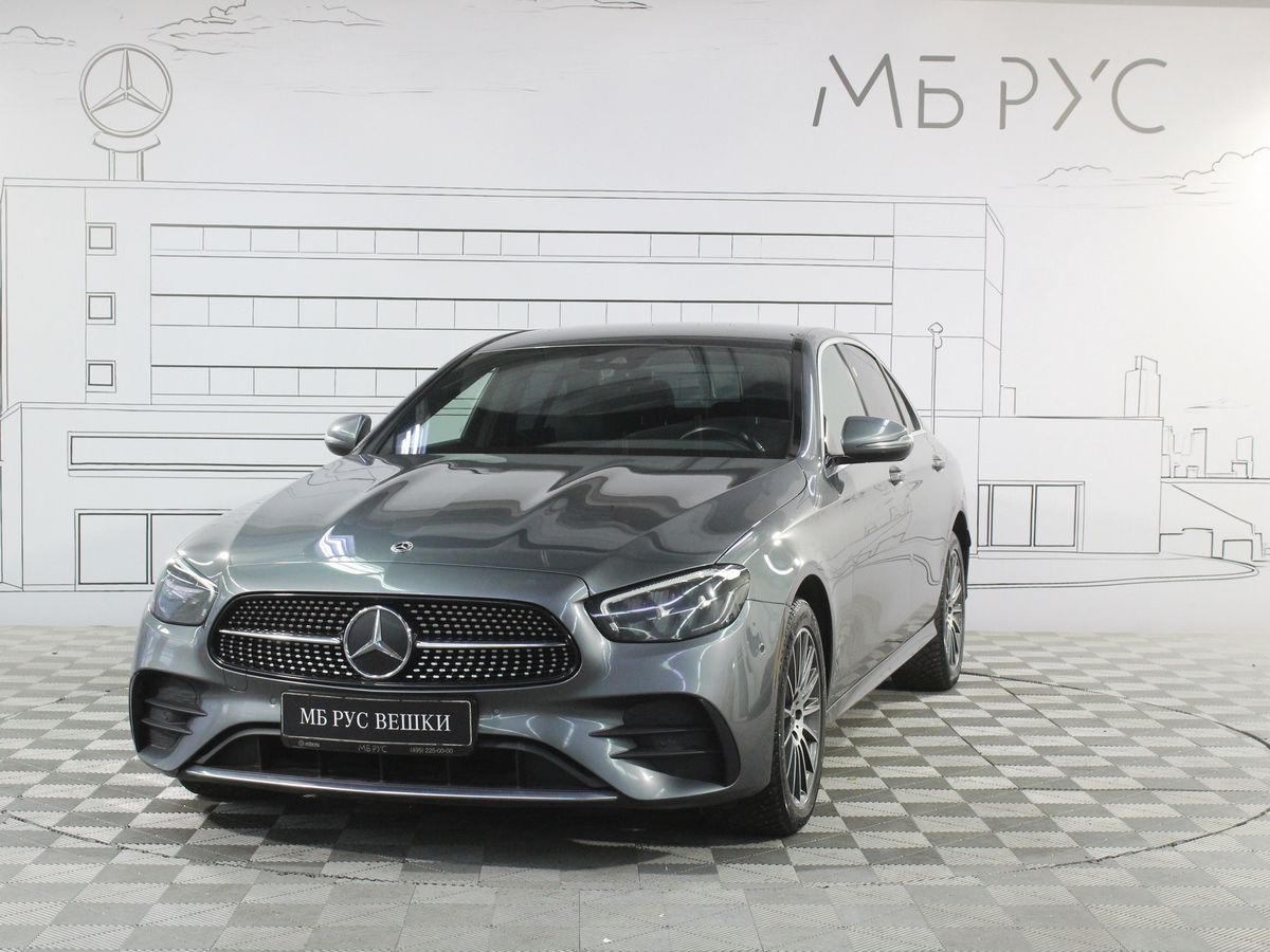 Автомобиль Mercedes-Benz E-Класс V (W213/S213/C238) [рестайлинг] 220 2.0d AT 4Matic (194 л.с.) Sport Чёрный 2021 с пробегом 111 158 км