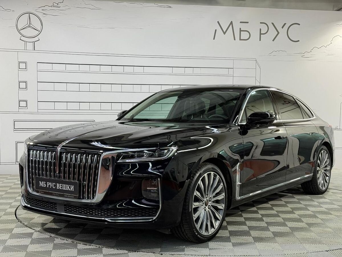 Автомобиль Hongqi H9 I поколение 2.0 AMT (245 л.с.) Deluxe Чёрный 2023 с пробегом 12 612 км