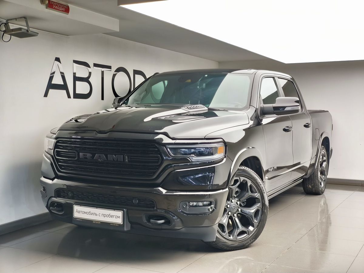 RAM 1500 V поколение 5.7 AT 4WD (395 л.с.) Limited (ПИ) Чёрный 2023 с пробегом 31 386 км