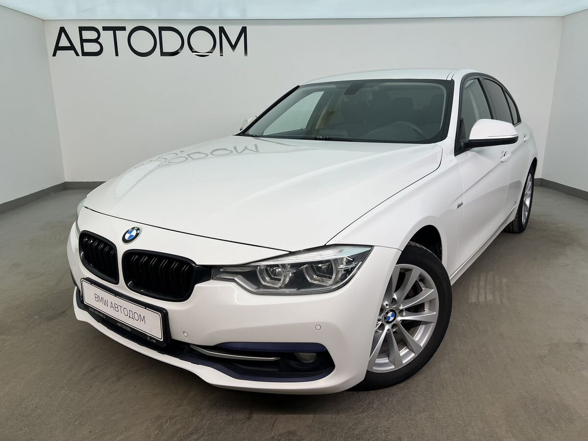 BMW 3 серии VI (F30/F31/F34) [рестайлинг] 320 2.0d AT 4WD (190 л.с.) Sport Line Белый 2016 с пробегом 273 430 км