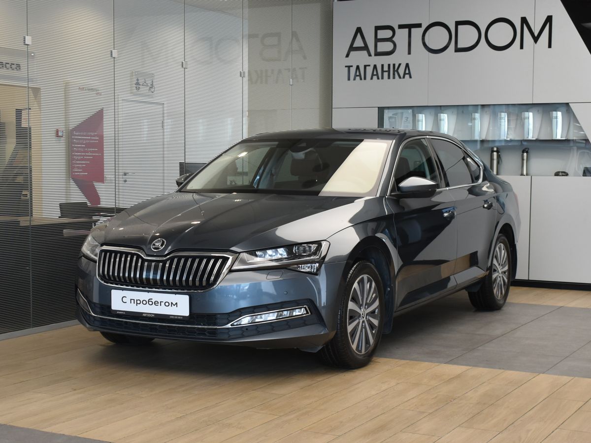 Skoda Superb III [рестайлинг] 2.0 AMT (190 л.с.) Style Серый 2022 с пробегом 61 344 км