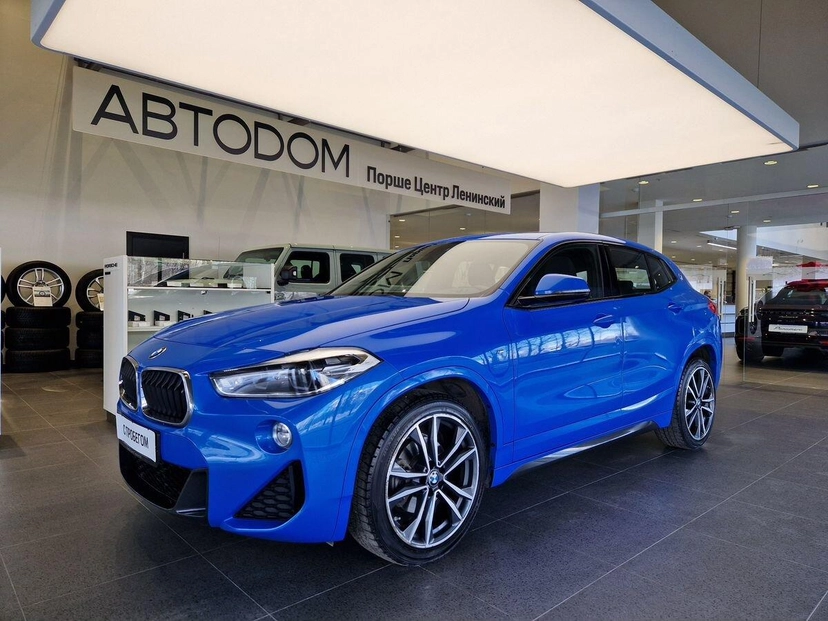 Автомобиль BMW X2 I поколение (F39) 2.0d AT 4WD (150 л.с.) M Sport X Синий 2018 с пробегом 145 591 км