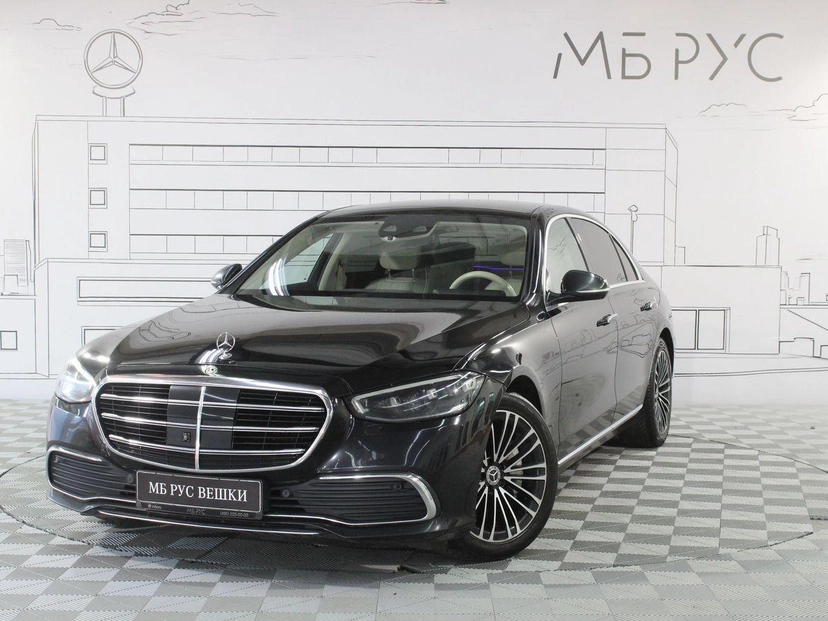 Автомобиль Mercedes-Benz S-Класс VII поколение (W223) 350 2.9d AT 4Matic (249 л.с.) Premium Чёрный 2021 с пробегом 186 087 км