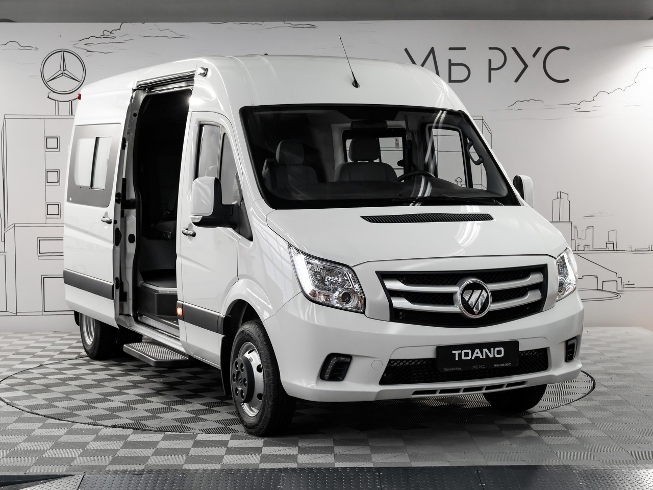 Коммерческий транспорт Foton Toano I поколение 2.8d MT L3H2 3.5т (150 л.с.) Base Белый 2025 