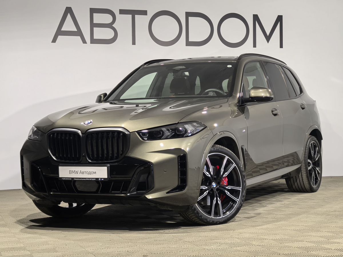Автомобиль BMW X5 IV (G05) [рестайлинг] 3.0d AT 4WD (286 л.с.) M Sport Pro Зелёный 2024 с пробегом 10 900 км