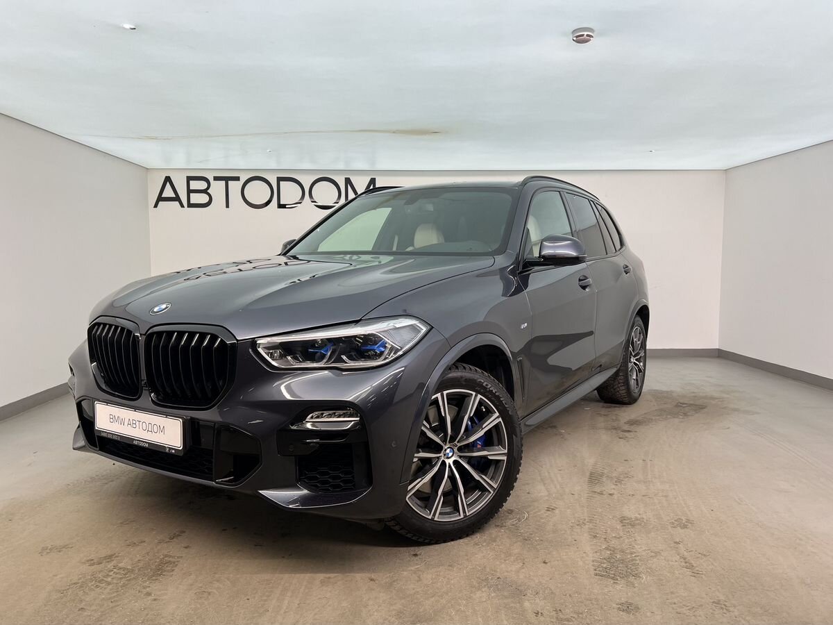 Автомобиль BMW X5 IV поколение (G05) 3.0d AT 4WD (249 л.с.) M Sport Plus Серый 2019 с пробегом 65 821 км