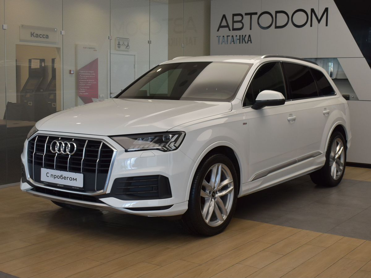 Audi Q7 II (4M) [рестайлинг] 3.0d AT 4WD (249 л.с.) Sport Белый 2020 с пробегом 109 595 км