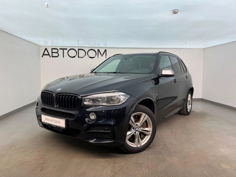 Автомобиль BMW X5 III поколение (F15) M50 3.0d AT 4WD (381 л.с.) Base Чёрный 2016 с пробегом 332 897 км
