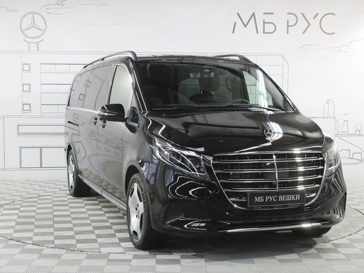 Автомобиль Mercedes-Benz V-Класс II (W447) [2-й рестайлинг] 2.0d AT 4Matic (237 л.с.) Exclusive Чёрный 2025 с пробегом 460 км
