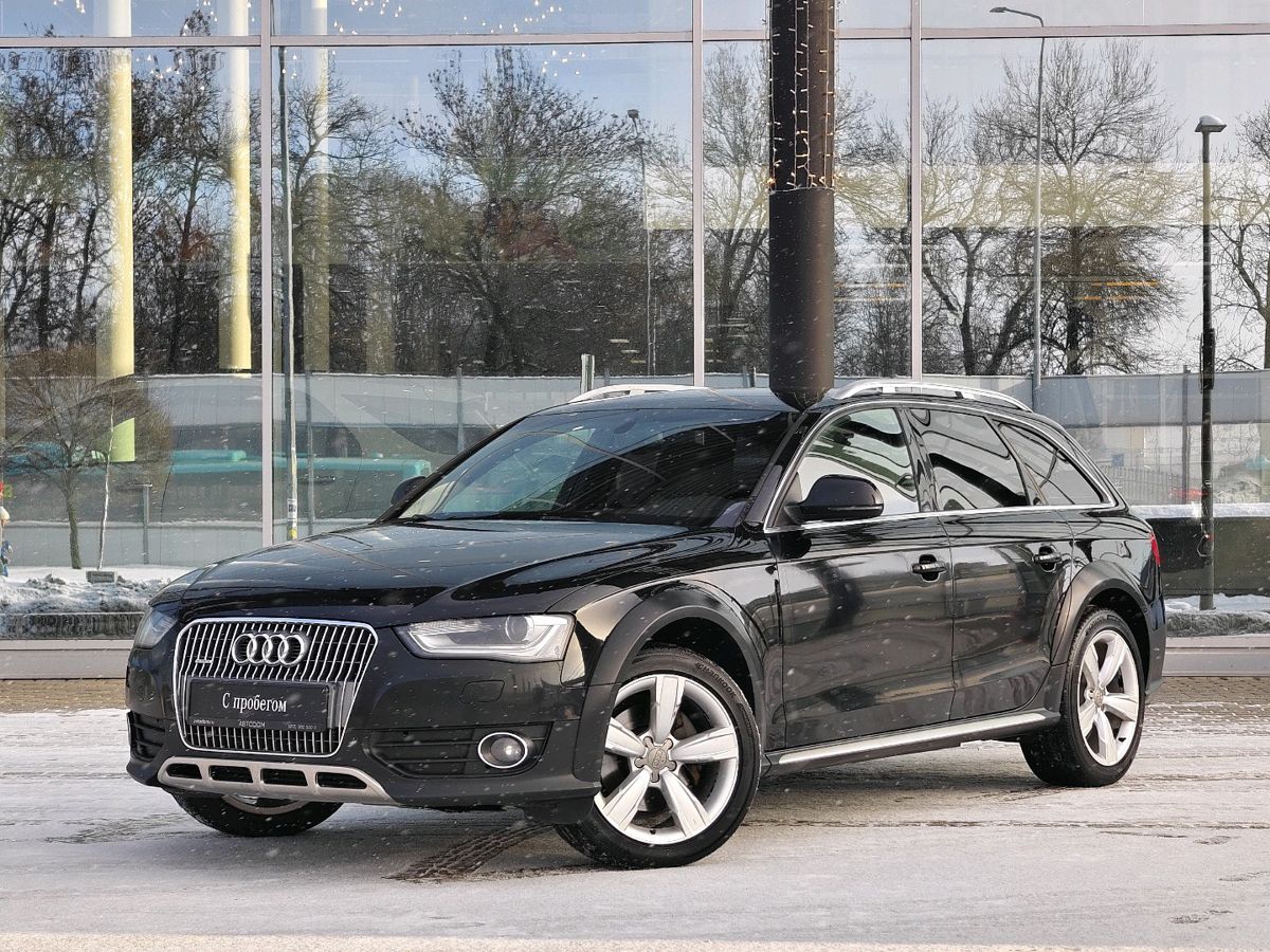 Автомобиль Audi A4 allroad IV (B8) [рестайлинг] 2.0 AMT 4WD (225 л.с.) Стандарт Чёрный 2016 с пробегом 192 772 км