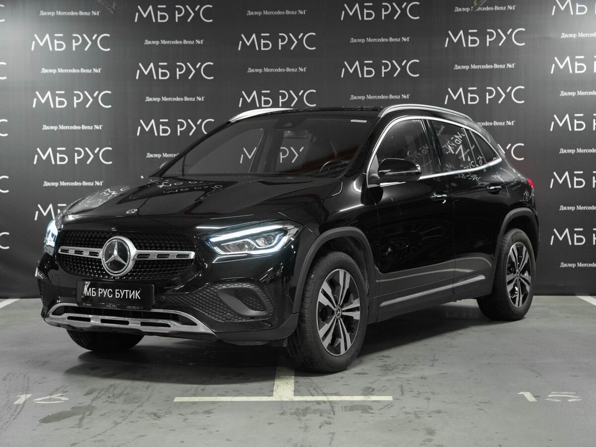 Mercedes-Benz GLA II поколение (H247) 200 1.3 AMT (150 л.с.) Progressive Чёрный 2021 с пробегом 47 717 км