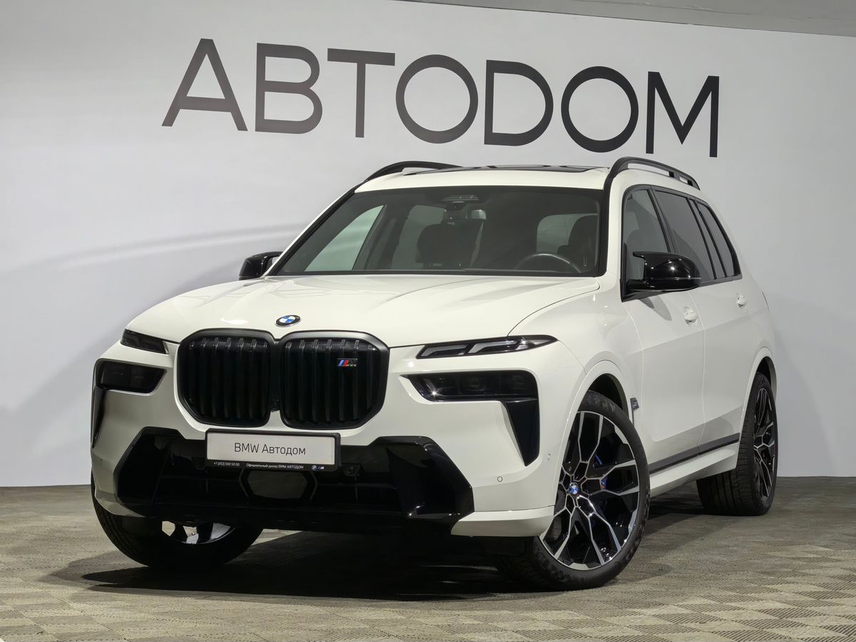 Автомобиль BMW X7 I (G07) [рестайлинг] 4.4 AT 4WD (530 л.с.) M60i xDrive Sport Pro Белый 2023 с пробегом 8 900 км