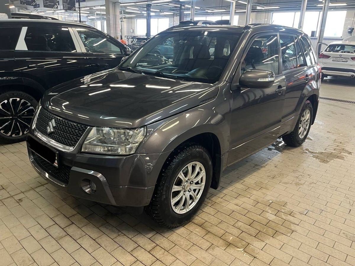 Автомобиль Suzuki Grand Vitara II (JT) [рестайлинг] 2.4 AT 4WD (169 л.с.) JLX-EL Серый 2008 с пробегом 143 846 км
