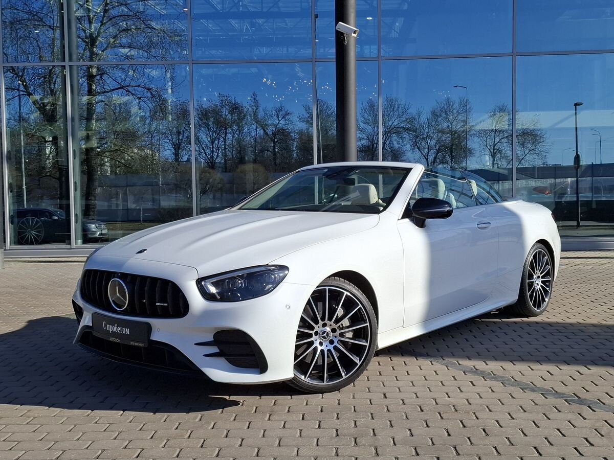 Автомобиль Mercedes-Benz E-Класс V (W213/S213/C238) [рестайлинг] 2.0 AT (249 л.с.) E 300 Sport Белый 2021 с пробегом 11 474 км