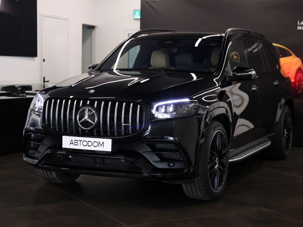 Автомобиль Mercedes-Benz GLS AMG II (X167) [рестайлинг] 4.0 AMT 4WD (612 л.с.) Base Чёрный 2025 с пробегом 30 км