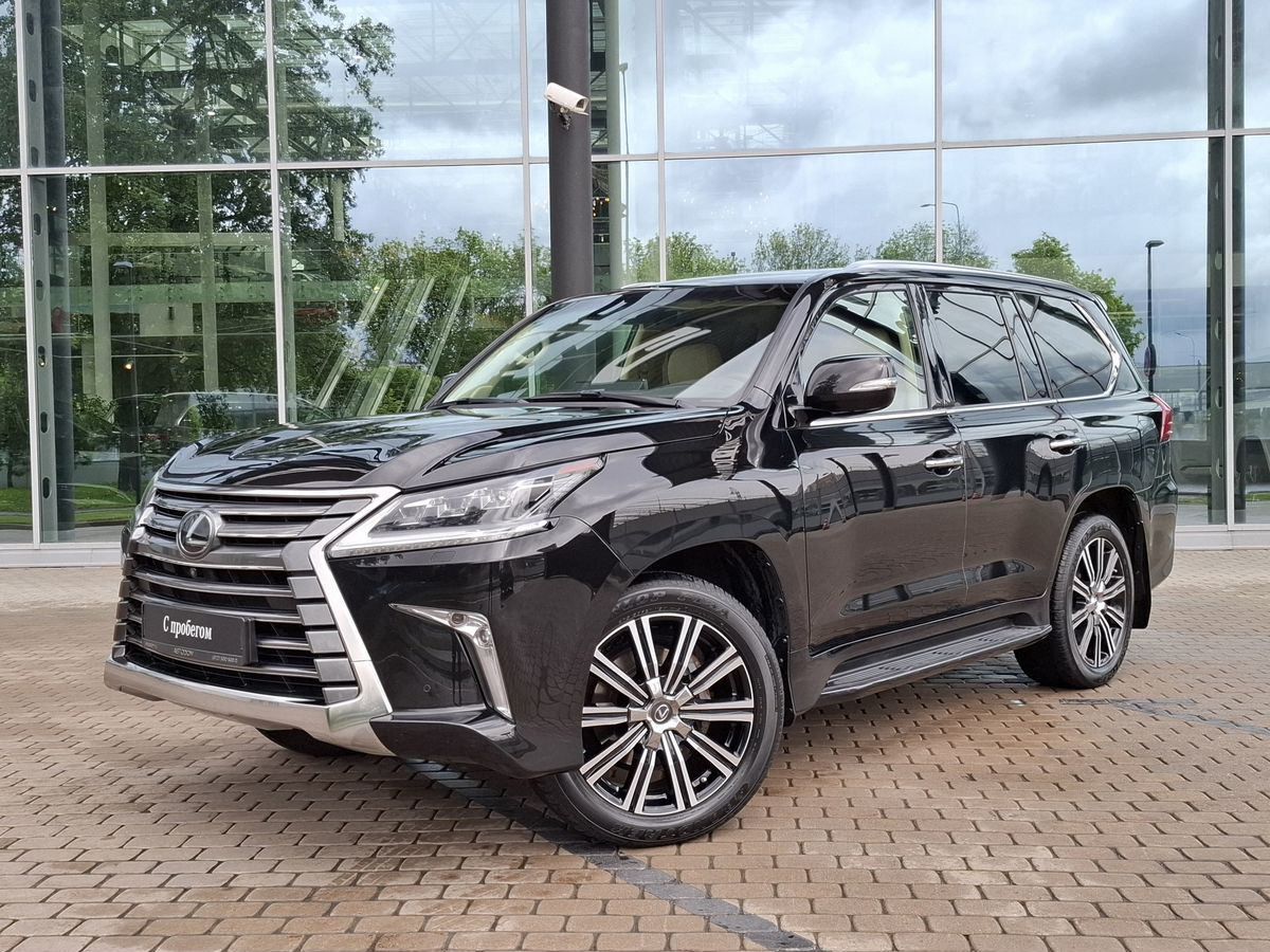 Lexus LX III [2-й рестайлинг] 5.7 AT 4WD (367 л.с.) Superior Чёрный 2018 с пробегом 108 000 км