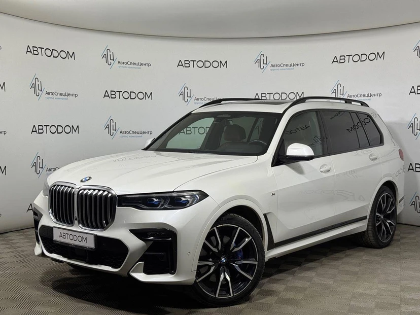 Автомобиль BMW X7 I поколение (G07) 3.0d AT 4WD (265 л.с.) M Sport Белый 2019 с пробегом 132 033 км