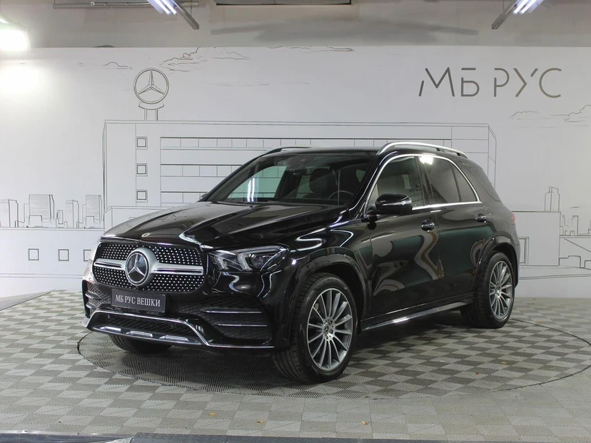 Mercedes-Benz GLE II поколение (V167) 400 2.9d AT 4Matic (330 л.с.) Luxury Чёрный 2021 с пробегом 30 783 км