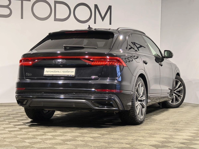 Автомобиль Audi Q8 I поколение (4M) 3.0d AT 4WD (249 л.с.) Design Чёрный 2021 с пробегом 56 656 км