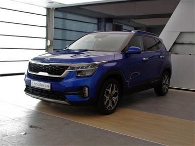 Автомобиль Kia Seltos I поколение 2.0 CVT (149 л.с.) Prestige Синий 2020 с пробегом 27990 км