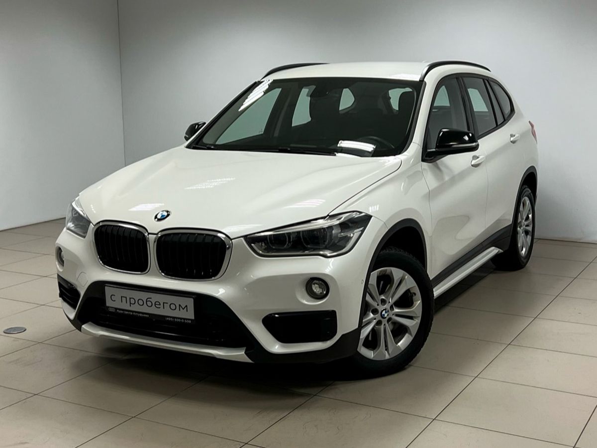Автомобиль BMW X1 II поколение (F48) 2.0d AT 4WD (150 л.с.) Base Белый 2018 с пробегом 95798 км