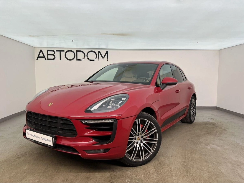 Автомобиль Porsche Macan I поколение GTS 3.0 AMT 4WD (360 л.с.) GTS Красный 2018 с пробегом 76 036 км
