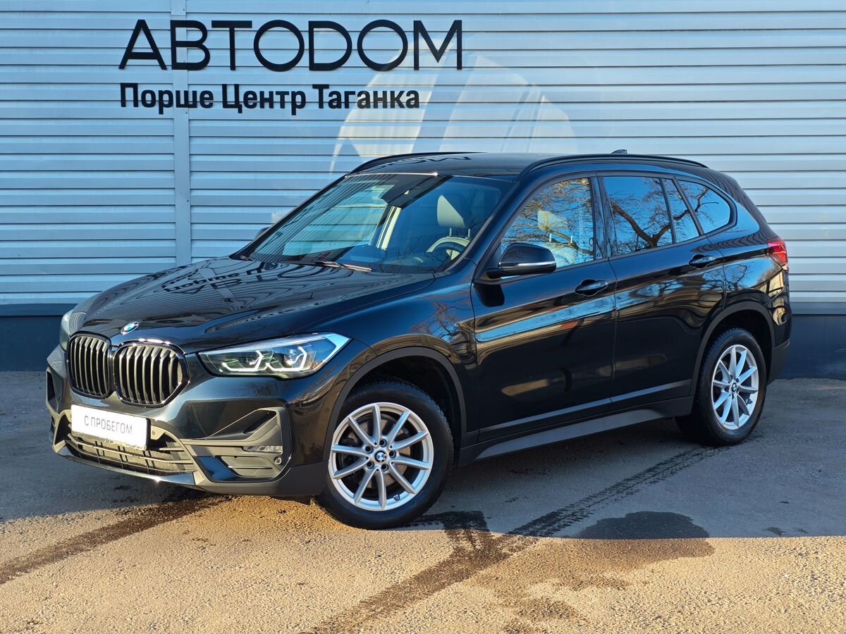 Автомобиль BMW X1 II (F48) [рестайлинг] 2.0d AT 4WD (150 л.с.) Advantage Plus Чёрный 2020 с пробегом 31 222 км