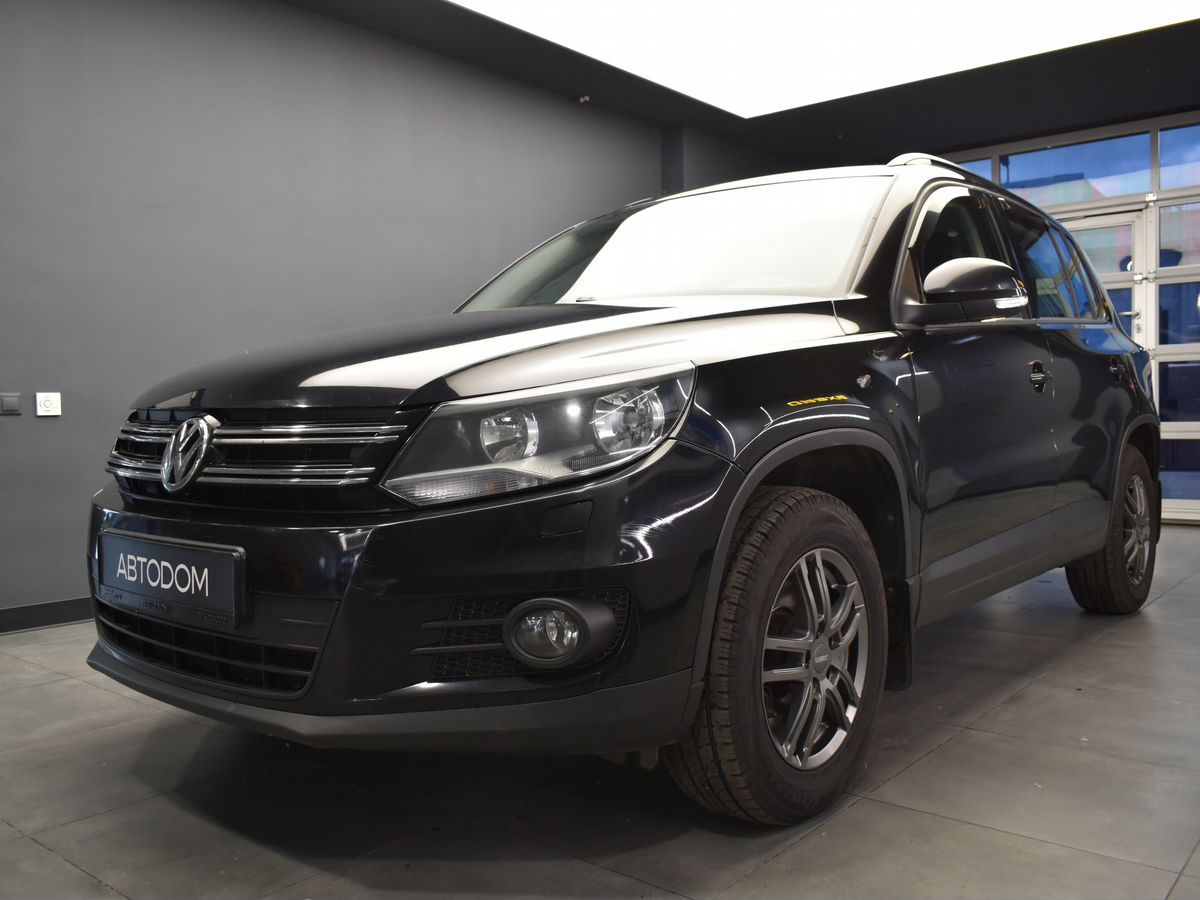 Volkswagen Tiguan I [рестайлинг] 1.4 MT (122 л.с.) Trend & Fun Чёрный 2015 с пробегом 92 000 км