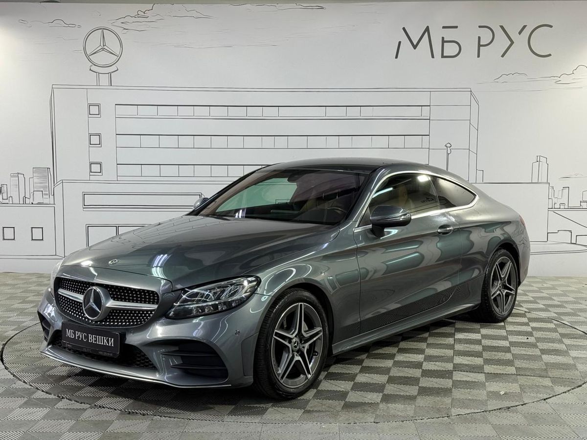 Mercedes-Benz C-Класс IV (W205/S205/C205) [рестайлинг] 180 1.6 AT (150 л.с.) Sport Серый 2020 с пробегом 47 350 км