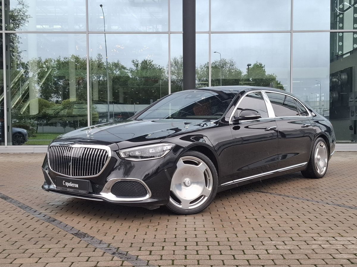 Mercedes-Benz Maybach S-Класс II поколение (Z223) 580 4.0 AT 4Matic (503 л.с.) Base Чёрный 2021 с пробегом 50 558 км