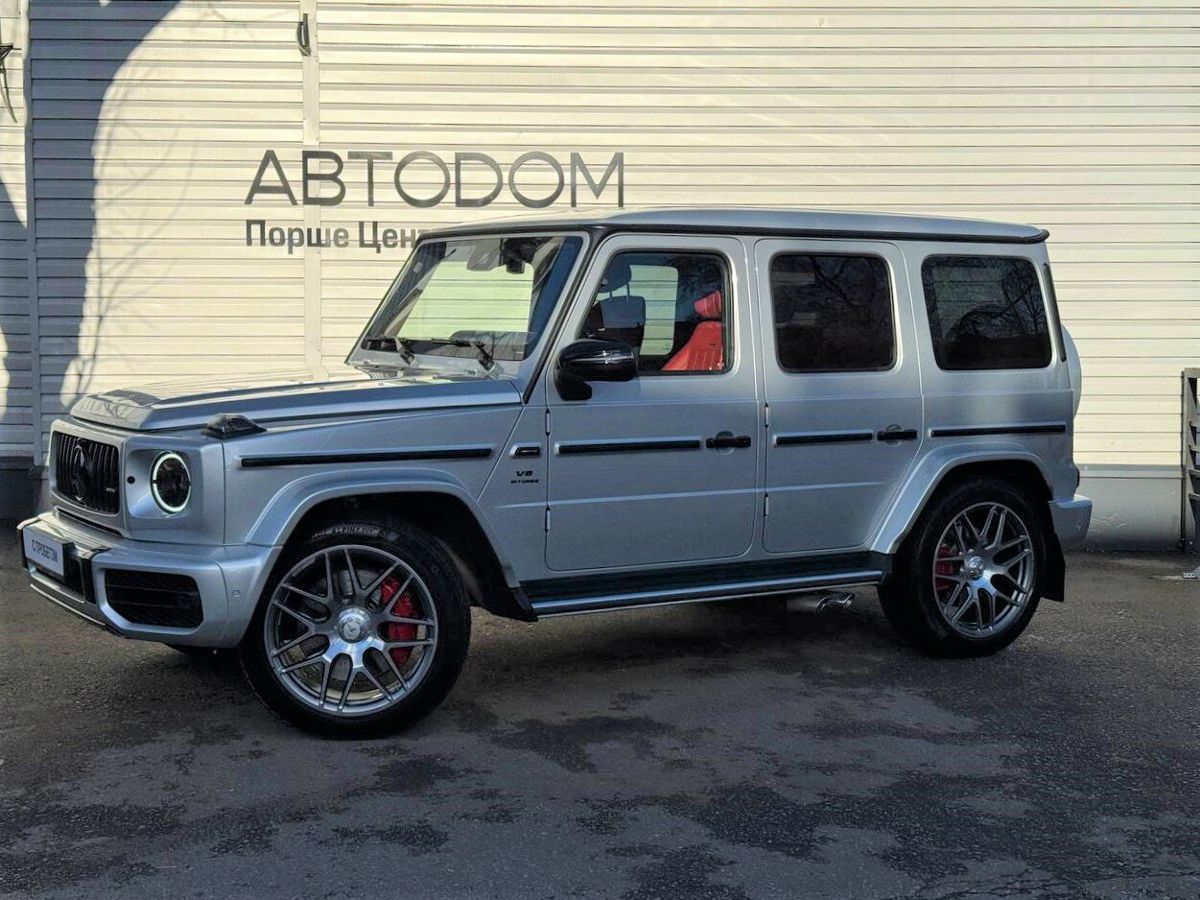 Автомобиль Mercedes-Benz G-Класс AMG II поколение (W463) 63 AMG 4.0 AT 4Matic (585 л.с.) AMG Серебристый 2023 с пробегом 22 138 км