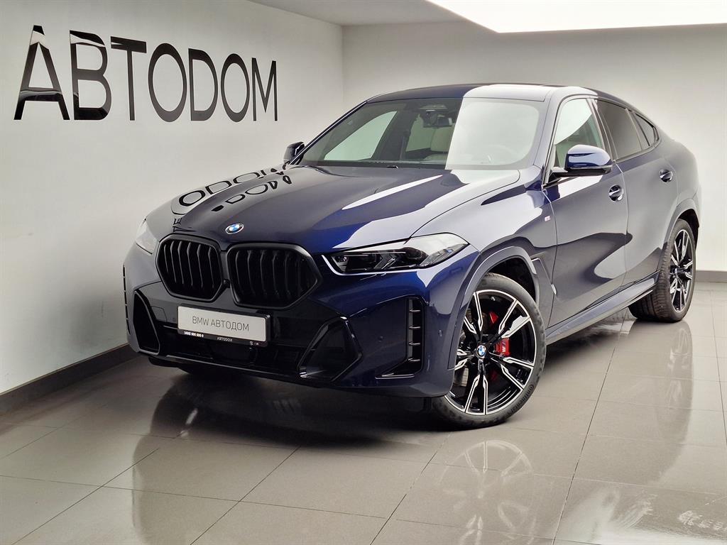 Автомобиль BMW X6 III (G06) [рестайлинг] 3.0d AT 4WD (298 л.с.) Base Синий 2025 