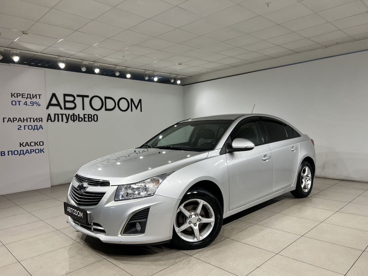Chevrolet Cruze I (J300) [рестайлинг] 1.8 AT (141 л.с.) LT Серебристый 2014 с пробегом 197 500 км