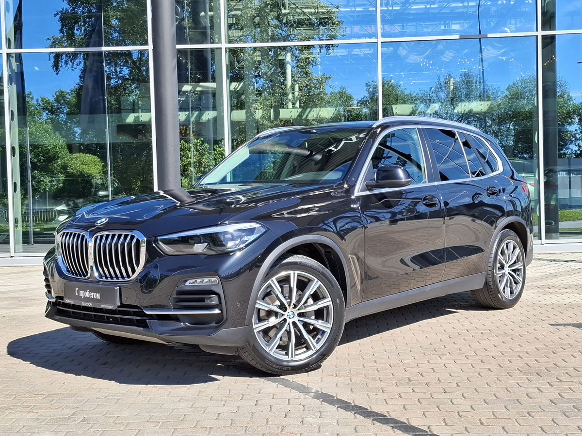 BMW X5 IV поколение (G05) 3.0d AT 4WD (249 л.с.) Base Чёрный 2019 с пробегом 73 500 км