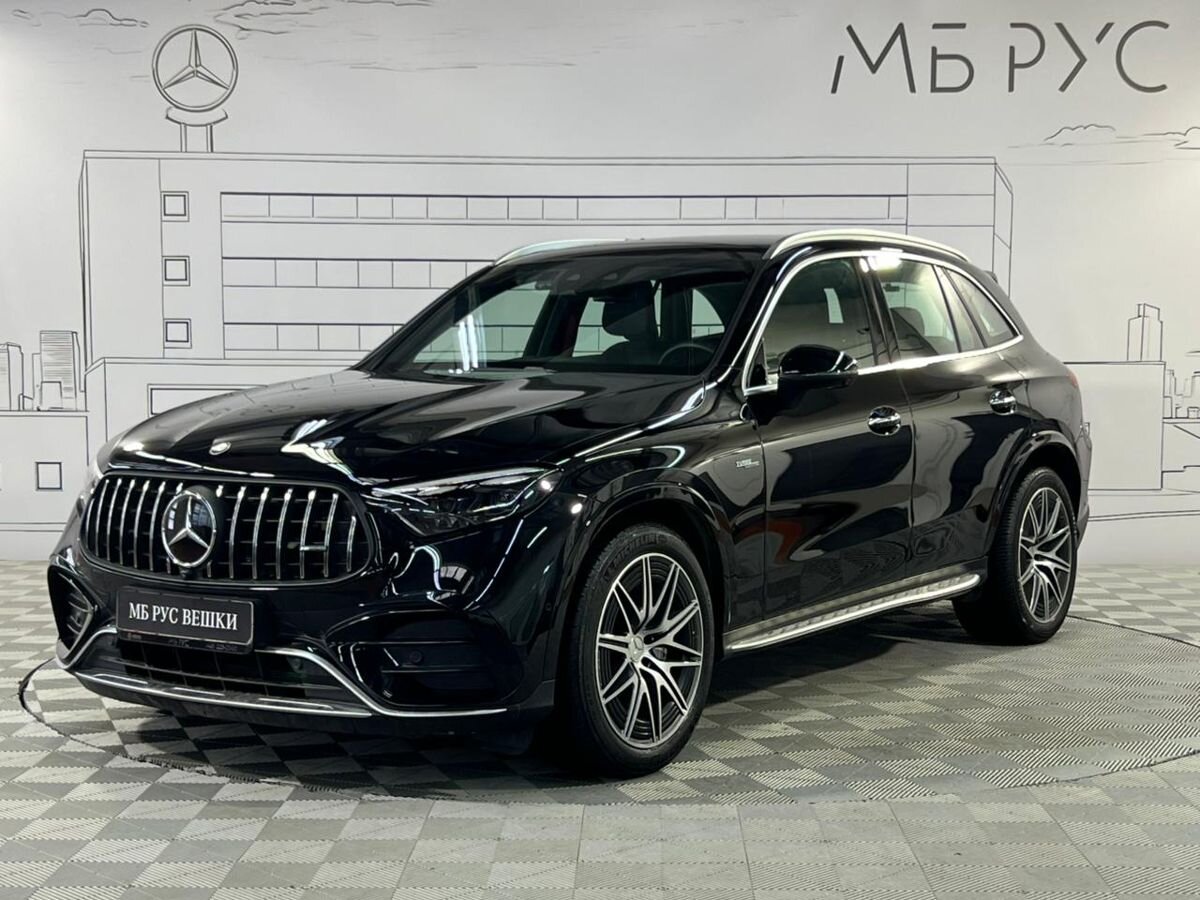 Автомобиль Mercedes-Benz GLC AMG II поколение (X254) 2.0 AT 4WD (421 л.с.) Base Чёрный 2024 с пробегом 5 500 км