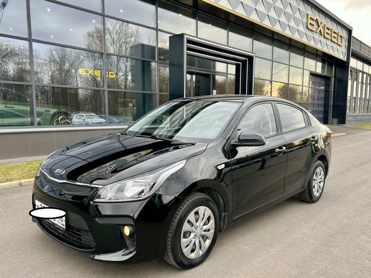 Автомобиль Kia Rio IV поколение 1.6 AT (123 л.с.) Comfort Чёрный 2020 с пробегом 67 525 км