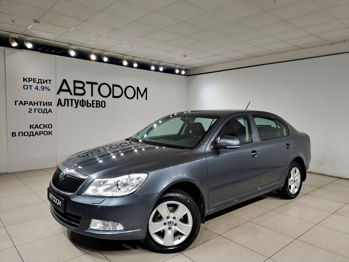 Skoda Octavia II (A5) [рестайлинг] 1.4 AMT (122 л.с.) Ambition Серый 2012 с пробегом 178 000 км